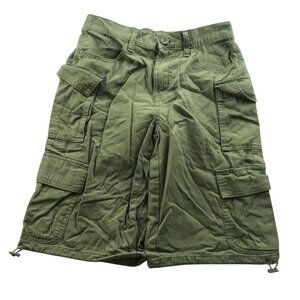 Aeropostale Mens Cargo Bermuda Shorts Size XL Outdoors Utility Casual Green